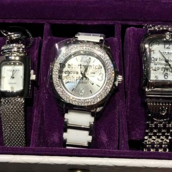 AKRIBOS XXIV Ladies Watch Gift Set of 3 - Picture 2 of 5